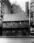 Exterior of the Paul Revere House, oldest building in downtown Boston