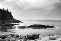 Bic, Quebec - Shore scene