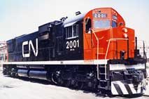 Diesel locomotive C-630 MF-30a 2001 built by Montreal Locomotive Works in 1967