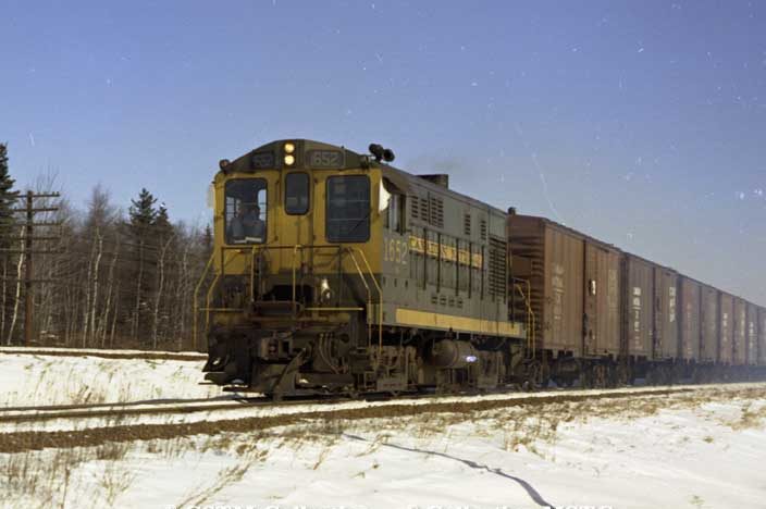 Diesel locomotive H12-44 1652, built by Canadian Locomotive Company in 1955 at Marsh yard