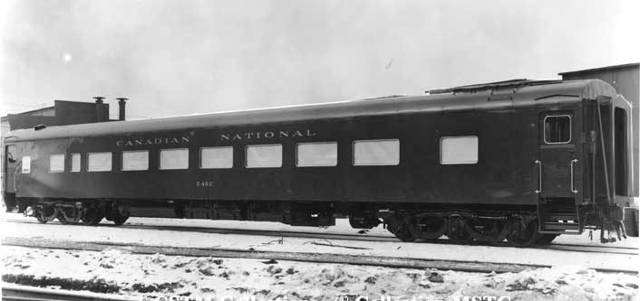 First class deluxe coach 5402, built by Canadian Car & Foundry Company in 1947