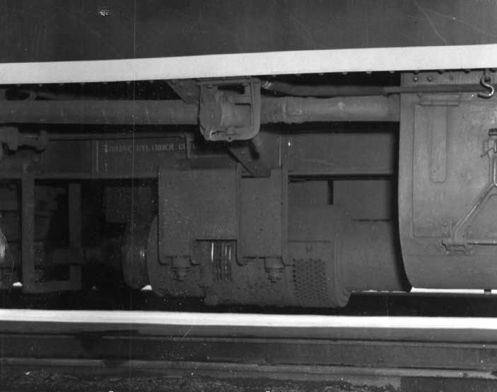 General Electric generator on first class EM coach