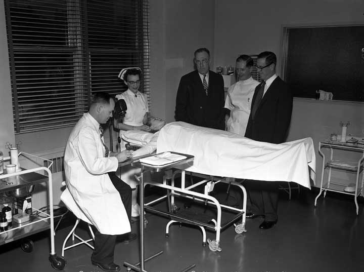 A patient receiving treatment at a new Toronto medical clinic