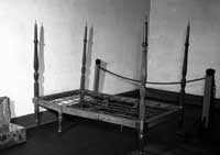Bed used by soldiers at Fort Erie, Niagara Peninsula