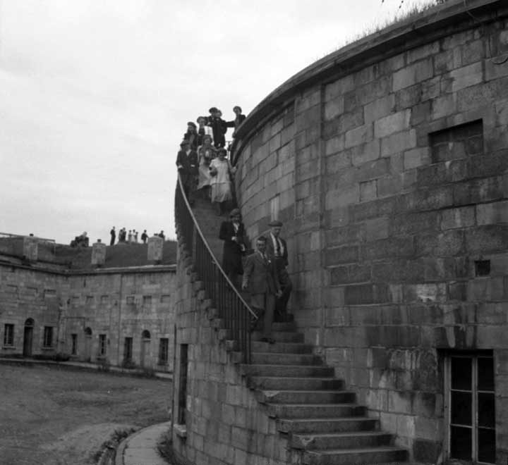 Taking a tour of the Citadel, Quebec City