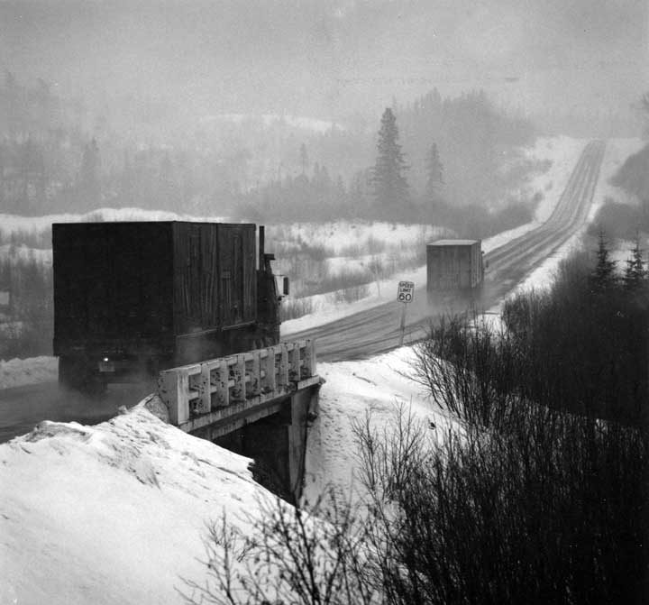 CN road cruiser on Gander highway