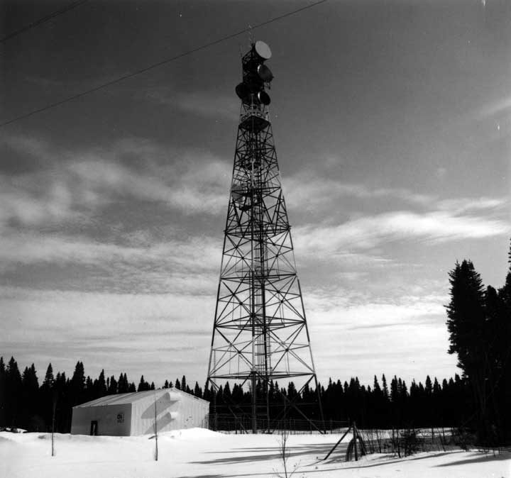 Microwave tower, Gander, Newfoundland