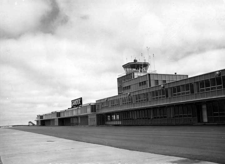 Side view of the new air terminal, Gander, Newfoundland