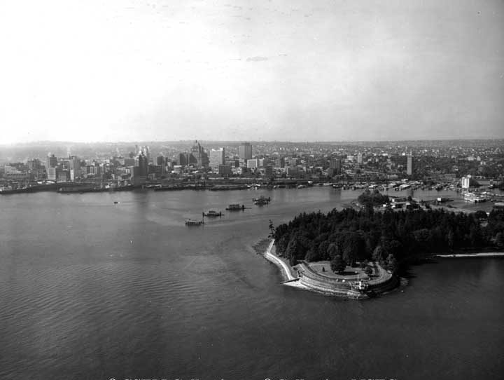 Aerial view of Vancouver, B.C.