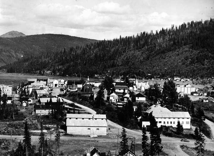 View of Wells from Island Mt