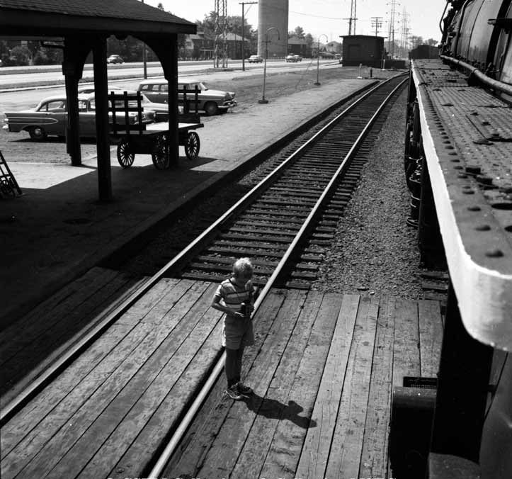 Locomotive no. 6153 - last run of steam locomotive - Montreal-Ottawa - Montreal-Joliette