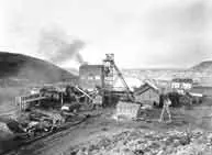 General view of Rosedale Mine and buildings