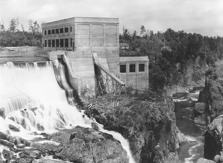 Power plant on the Nepisiguit River