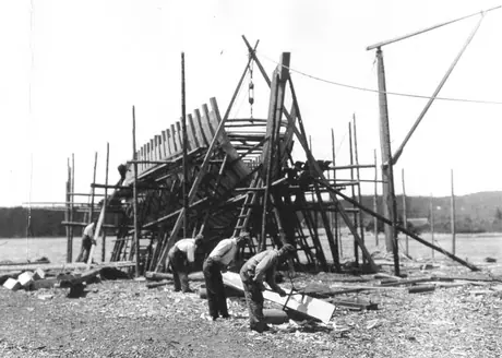 Building a schooner
