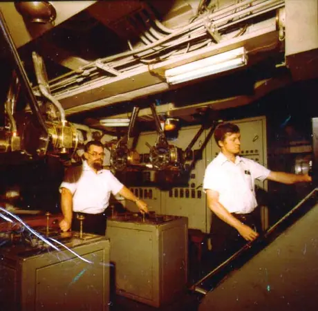 Engine room of the Abegweit