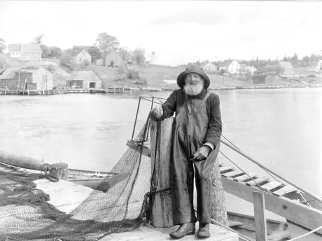 Cy Dauphney, fisherman