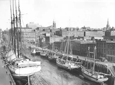 Market slip in Saint John, New Brunswick