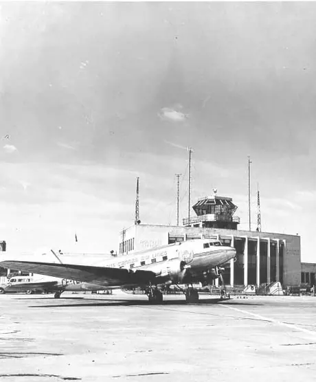 The grand lady of aviation, the Douglas DC-3 , at Dorval Airport