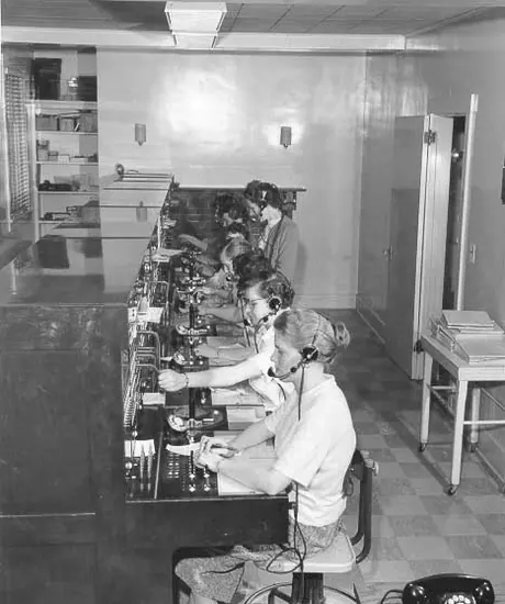 Switchboard operators, Avalon Telephone Company