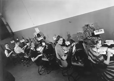 Telex operators