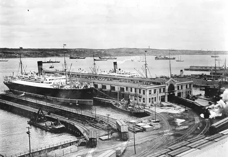 Views of immigration depot, Pier 2