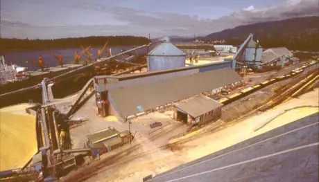 Sulphur terminal