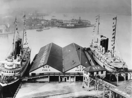 Grand Trunk Pacific docks