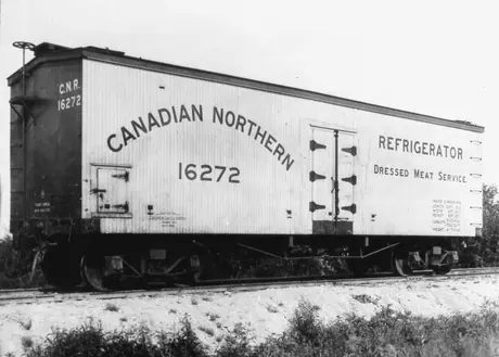 Canadian Northern refrigerator cars -- “Dressed Meat Service”
