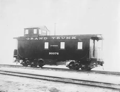 Grand Trunk Railway caboose No. 90076