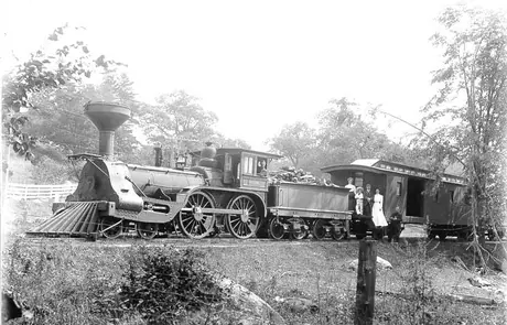 Carillon and Grenville Railway passenger train