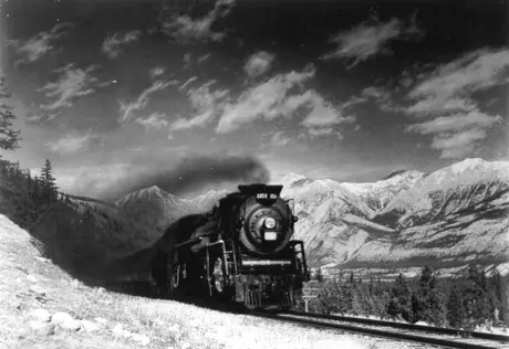 The “Continental Limited” en route to Montreal from Vancouver