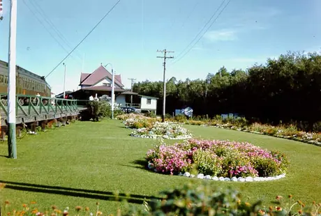 Garden at Victoria Beach Station