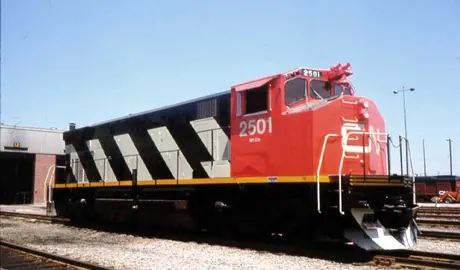 Diesel-electric locomotive 2501, the first CN Comfort Cab