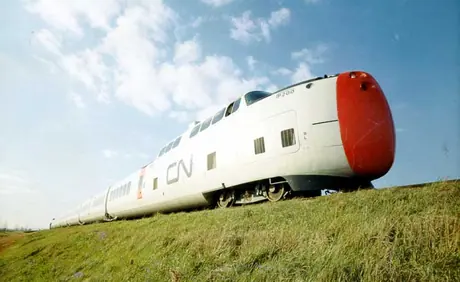 The Turbo Train under testing