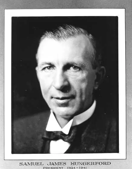 Portrait of Samuel James Hungerford, President CNR 1934-41