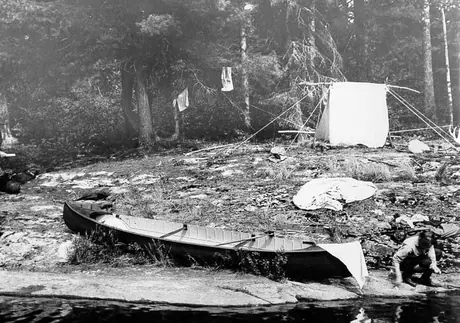 McAlpine Lake Camp, Rainy Lake section