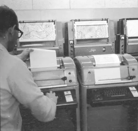 Canadian National Telecommunications teletype and facsimile terminals