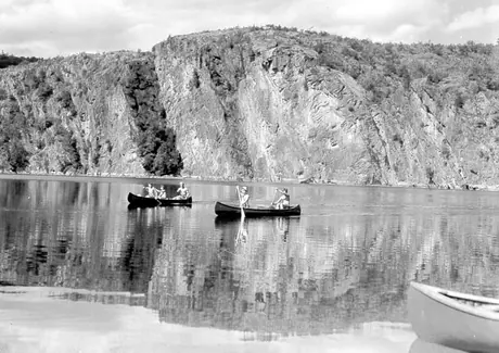 Canoeing at Bon Echo Provincial Park