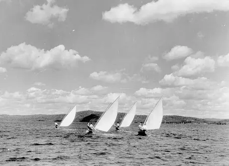 Sailing races, Algonquin Park