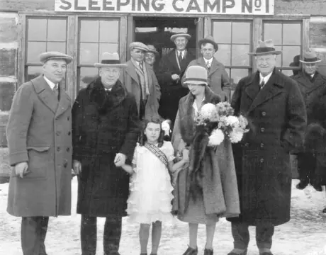 Sir Henry and Lady Thornton present at opening of the Dunblane rail/highway bridge