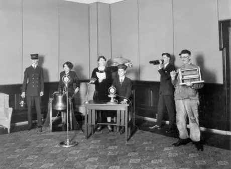 Vancouver radio station - group in studio