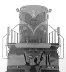 CN diesel-electric locomotive 1723, model RSC-13, rear view