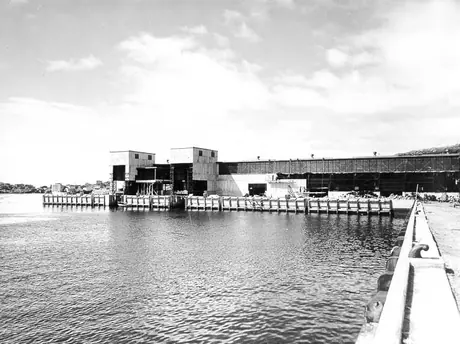 Port-aux-Basques terminals, Newfoundland train ferry docks