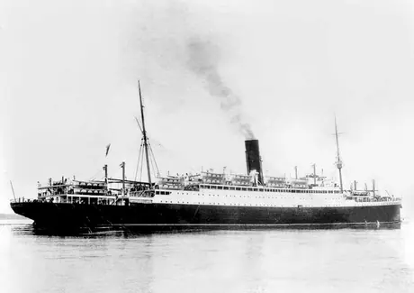 Passenger/cargo ship SS Alaunia