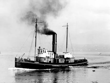 Tug SS Lorne in the Burrard Inlet