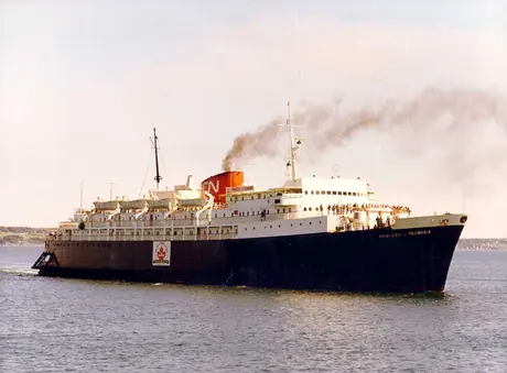 Roll-on/roll-off car/passenger ferry MV Princess of Tasmania