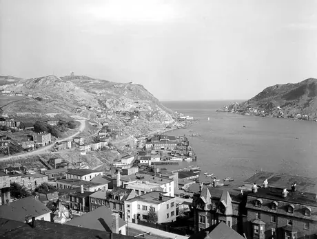 The entrance to St. John's Harbour