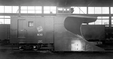 Nfld. Ry. snow plow 830, right side