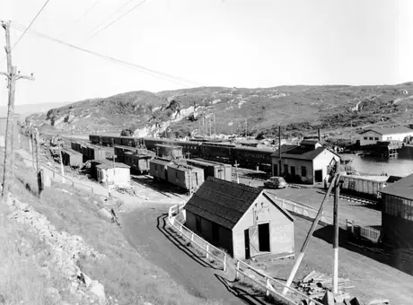 Western terminus of the Nfld. Ry.