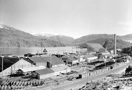 East end of the Prince Rupert shipyard and dry dock